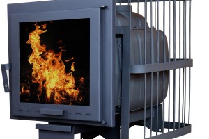 Печь банная ComfortProm ЧУГУН ПАНОРАМА, для парной до 20 кубов, вес 79 кг, длина дров до 40 см, на 130 кг камней