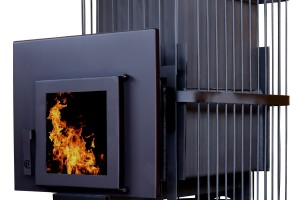 Печь банная ComfortProm СТАЛЬ 8 мм ЗАКРЫТАЯ КАМЕНКА, для парной до 26 кубов, вес 117 кг, длина дров до 50 см, на 200 кг камней, дверь со стеклом