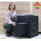 Печь банная ComfortProm ЧУГУН СТАНДАРТ, для парной до 20 кубов, вес 73 кг, длина дров до 40 см, на 130 кг камней, чугунная дверь