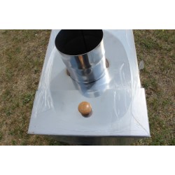 Бак прямоугольный самоварного типа ф115/v80 AISI 430/0,8 БПС-80