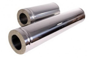 Сэндвич-труба L-500мм, ф150/220 (нерж 430/нерж 430)