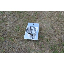 Шибер задвижной (AISI 304 0,8) д.115