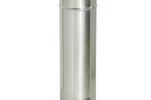 Сэндвич-труба L-500мм, ф150/220 (нерж 430/1-оц/0,5)