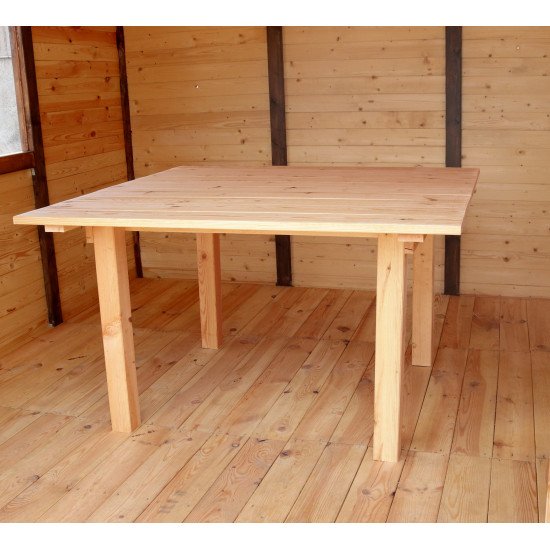 Стол со скамейками деревянные ComfortProm