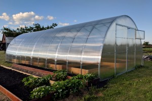 Теплица ComfortProm двухстворчатая ширина 4м длина 12м БЕСПЛАТНАЯ ДОСТАВКА