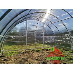 Теплица ComfortProm двухстворчатая 40x20/0,67 ширина 6м длина 4м БЕСПЛАТНАЯ ДОСТАВКА