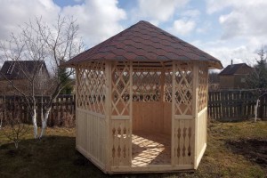 Беседка шестигранная 3,5 метра