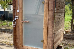 Баня квадро-бочка ComfortProm "Парная капсула" 