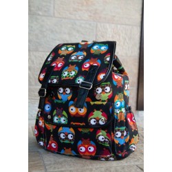 Рюкзак с принтом (темный)
