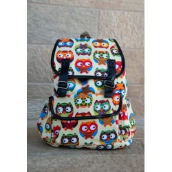 Рюкзак с принтом (светлый)