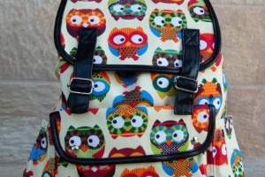 Рюкзак с принтом (светлый)