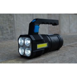 Фонарь аккумуляторный ручной синий